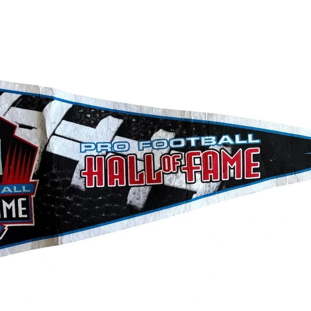 Pro Football Hall of‎ Fame Pennant Canton Ohio Logo Wall Banner NFL Fan